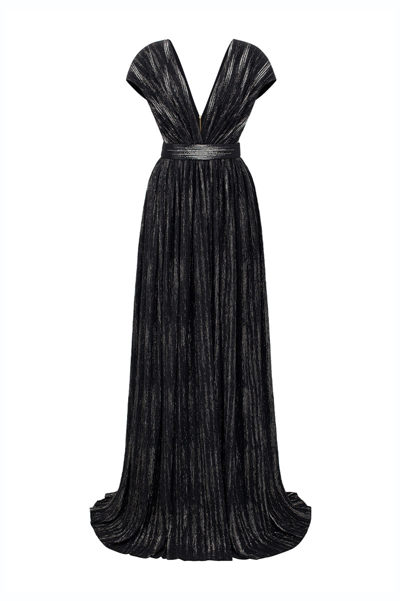 Kaelis V-Neck Maxi Dress