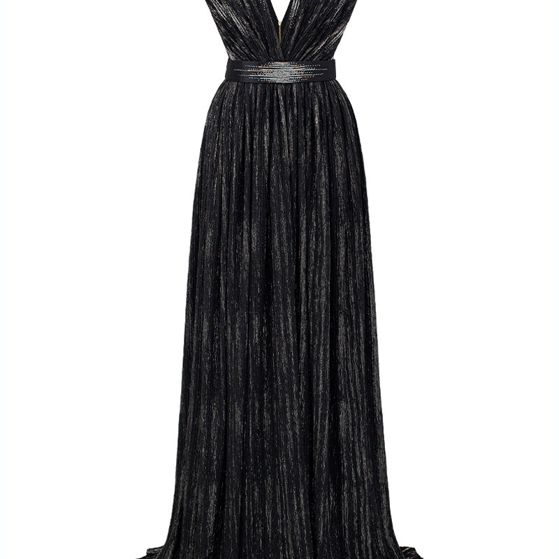 Kaelis V-Neck Maxi Dress