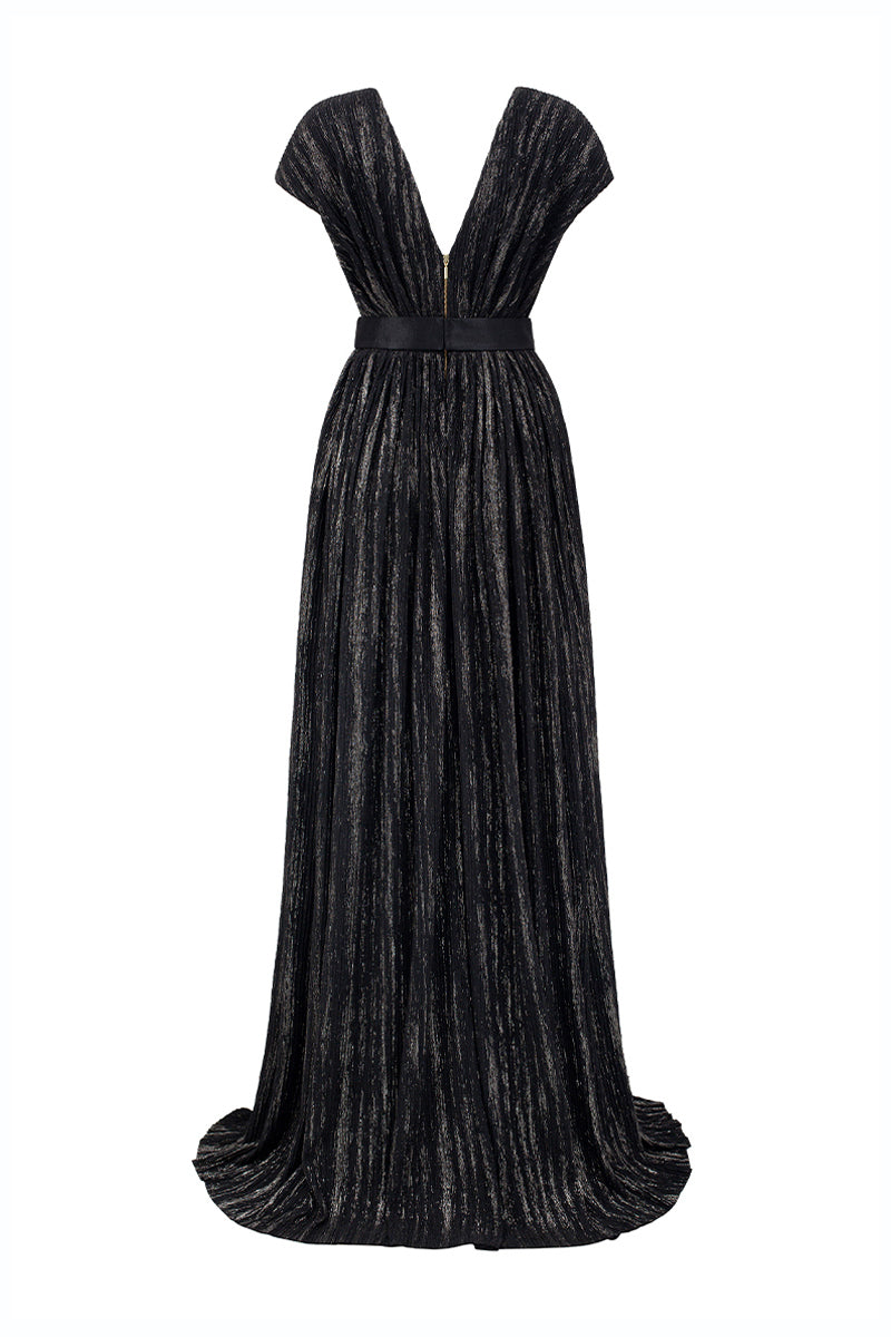 Kaelis V-Neck Maxi Dress