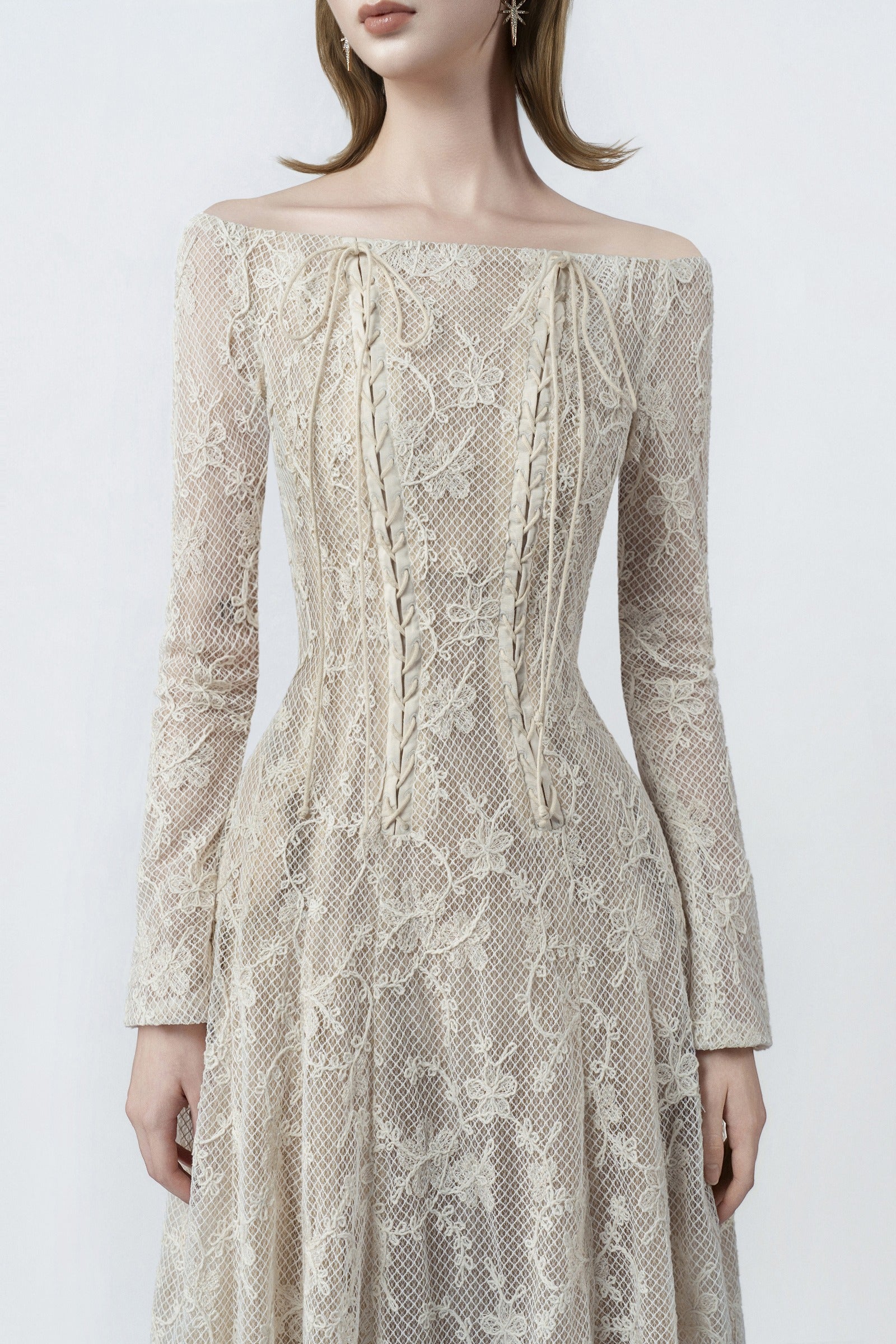 Valeria Lace Maxi Dress
