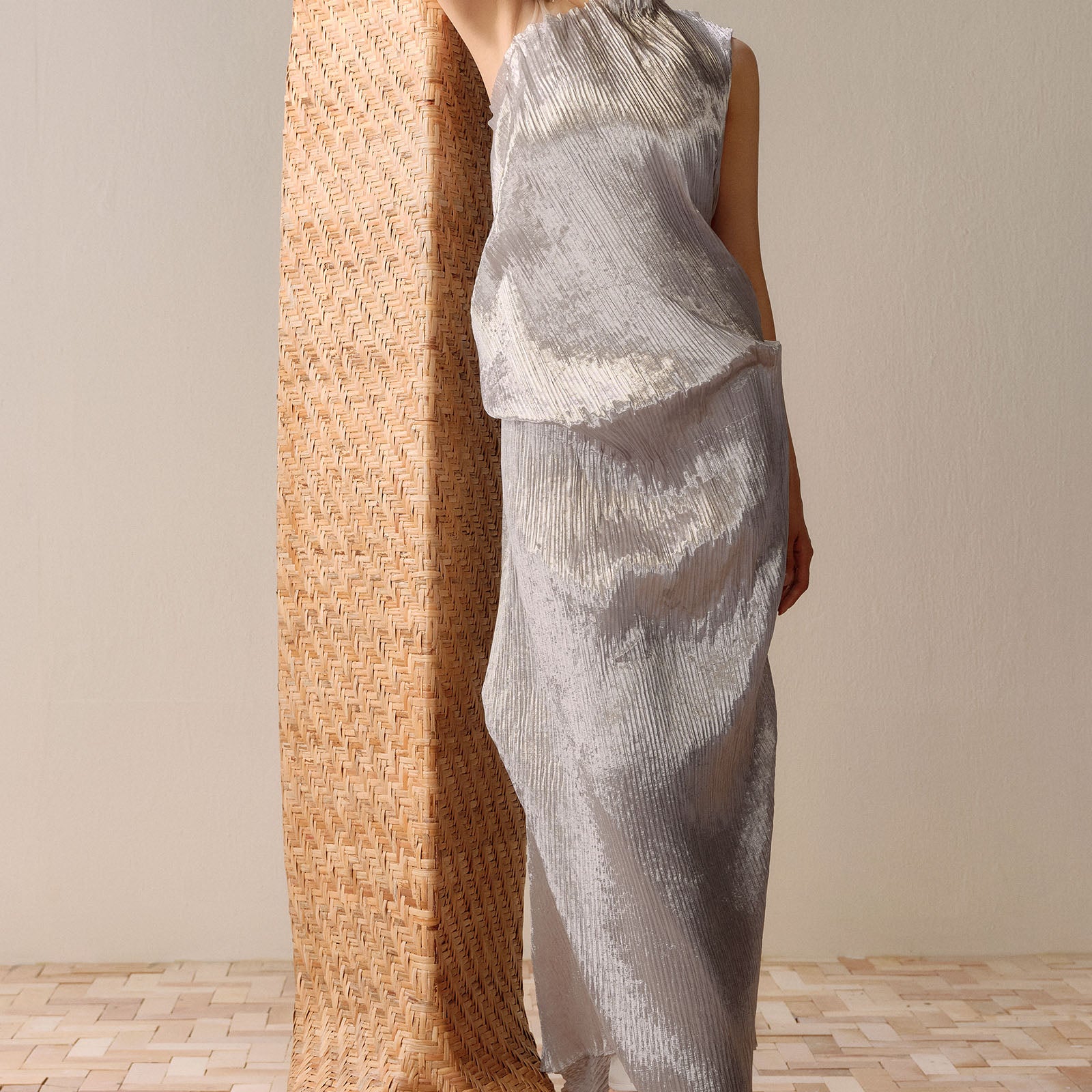 Valerie Asymmetric Neck Maxi Dress - MEAN BLVD