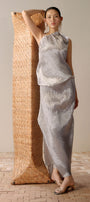 Valerie Asymmetric Neck Maxi Dress - MEAN BLVD