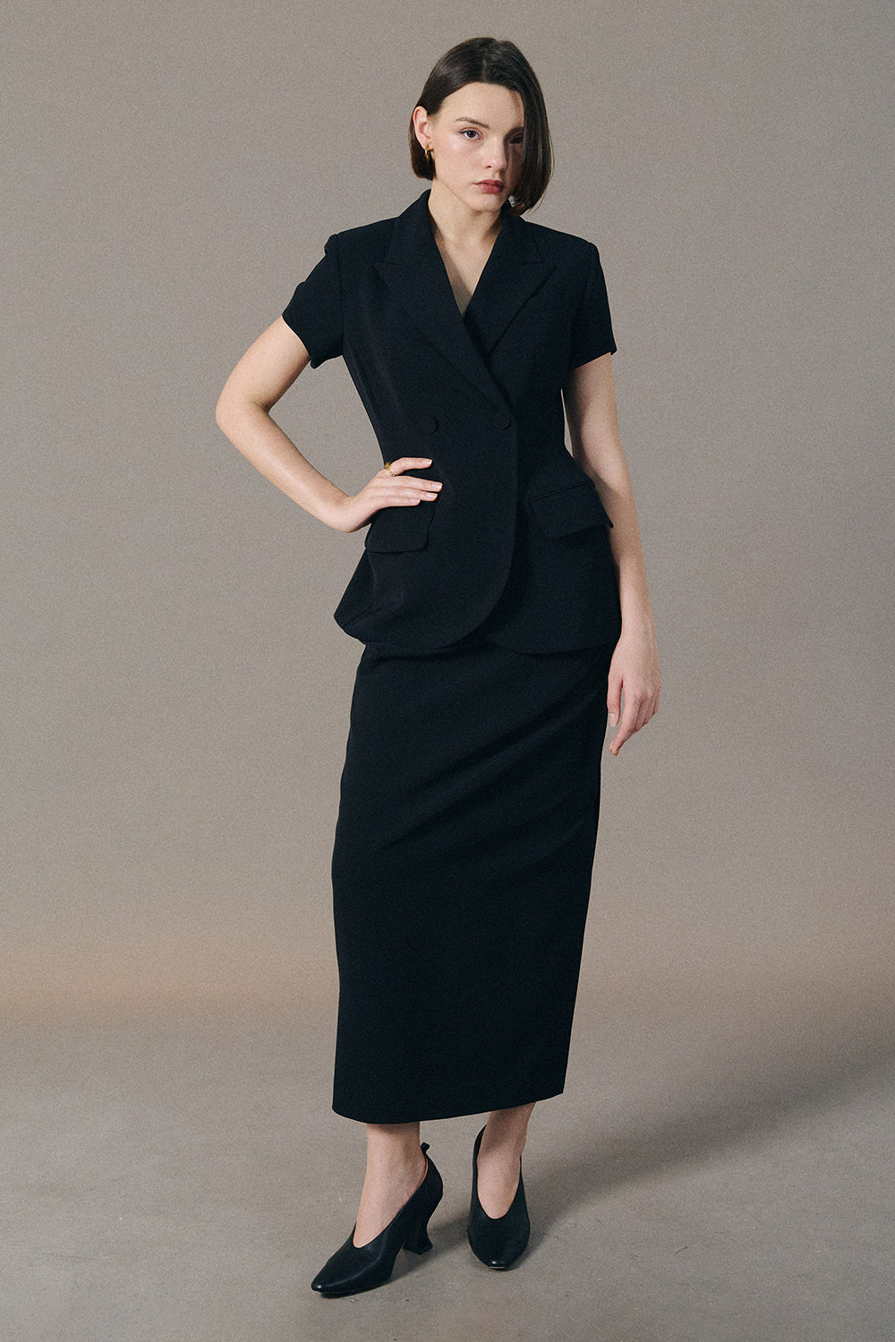 Valerie Notched Lapel Blazer - MEAN BLVD