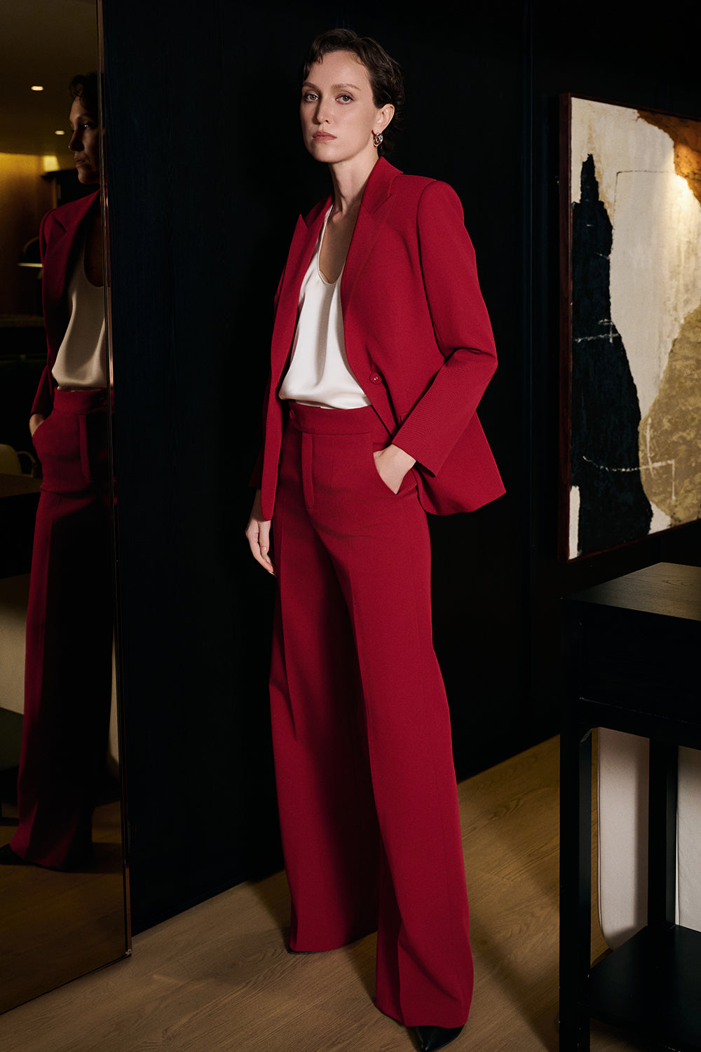 Valery Straight Twill Pants