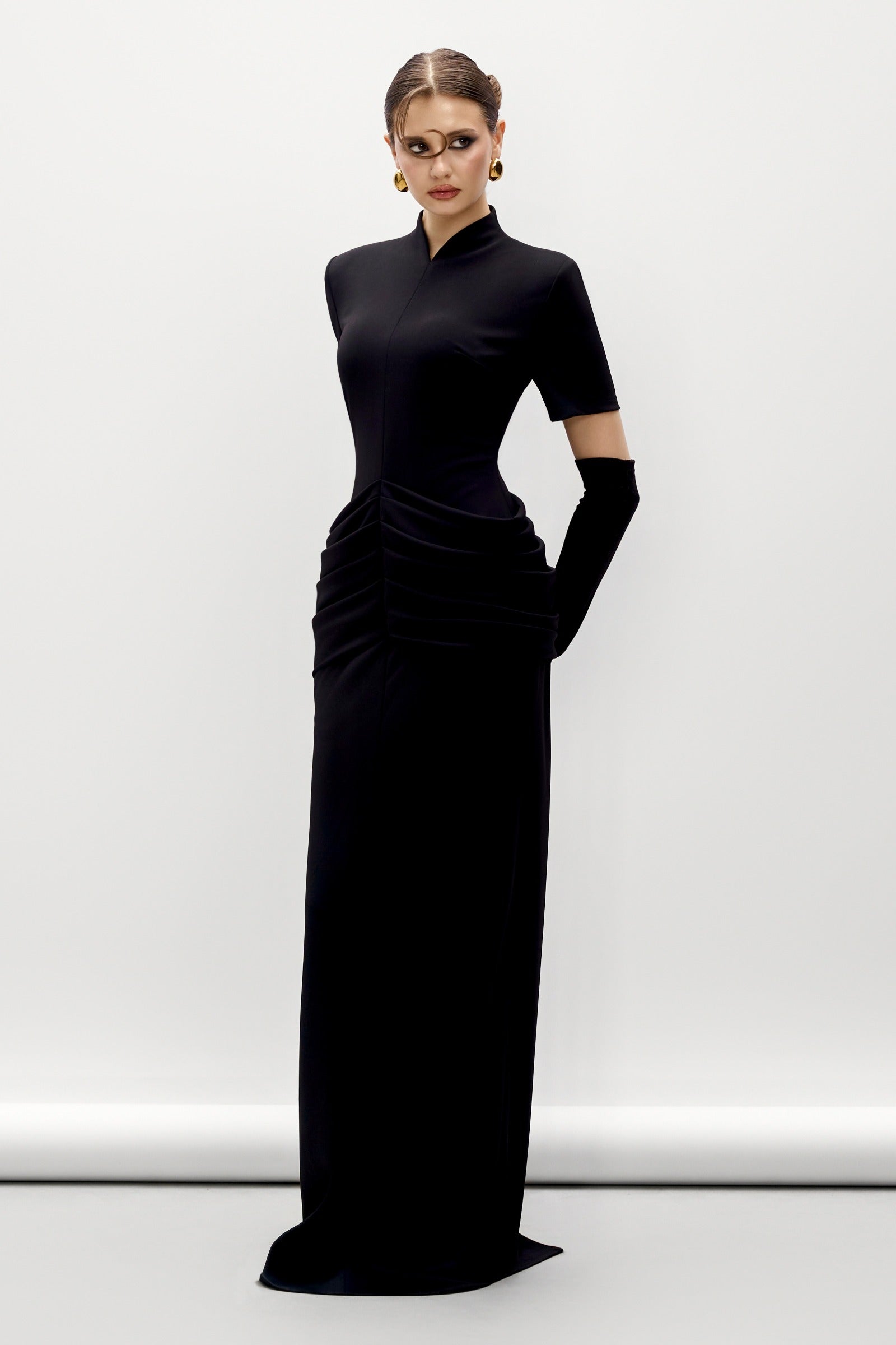 Valora Pleated Maxi Dress - MEAN BLVD