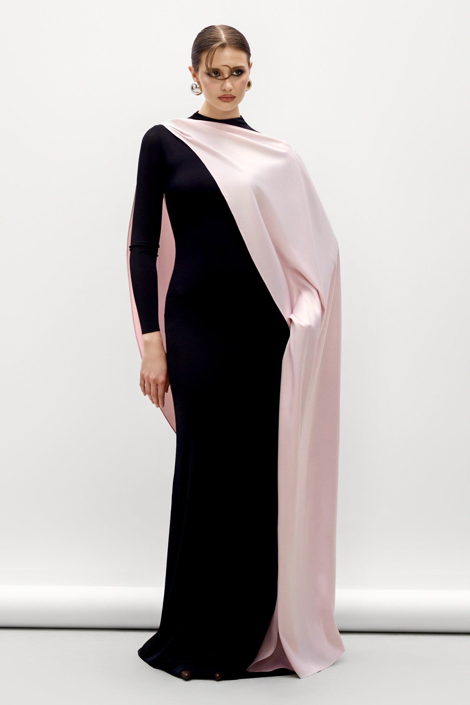 Vela Cape Sleeve Maxi Dress - MEAN BLVD