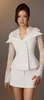 Velin Peplum Top - MEAN BLVD