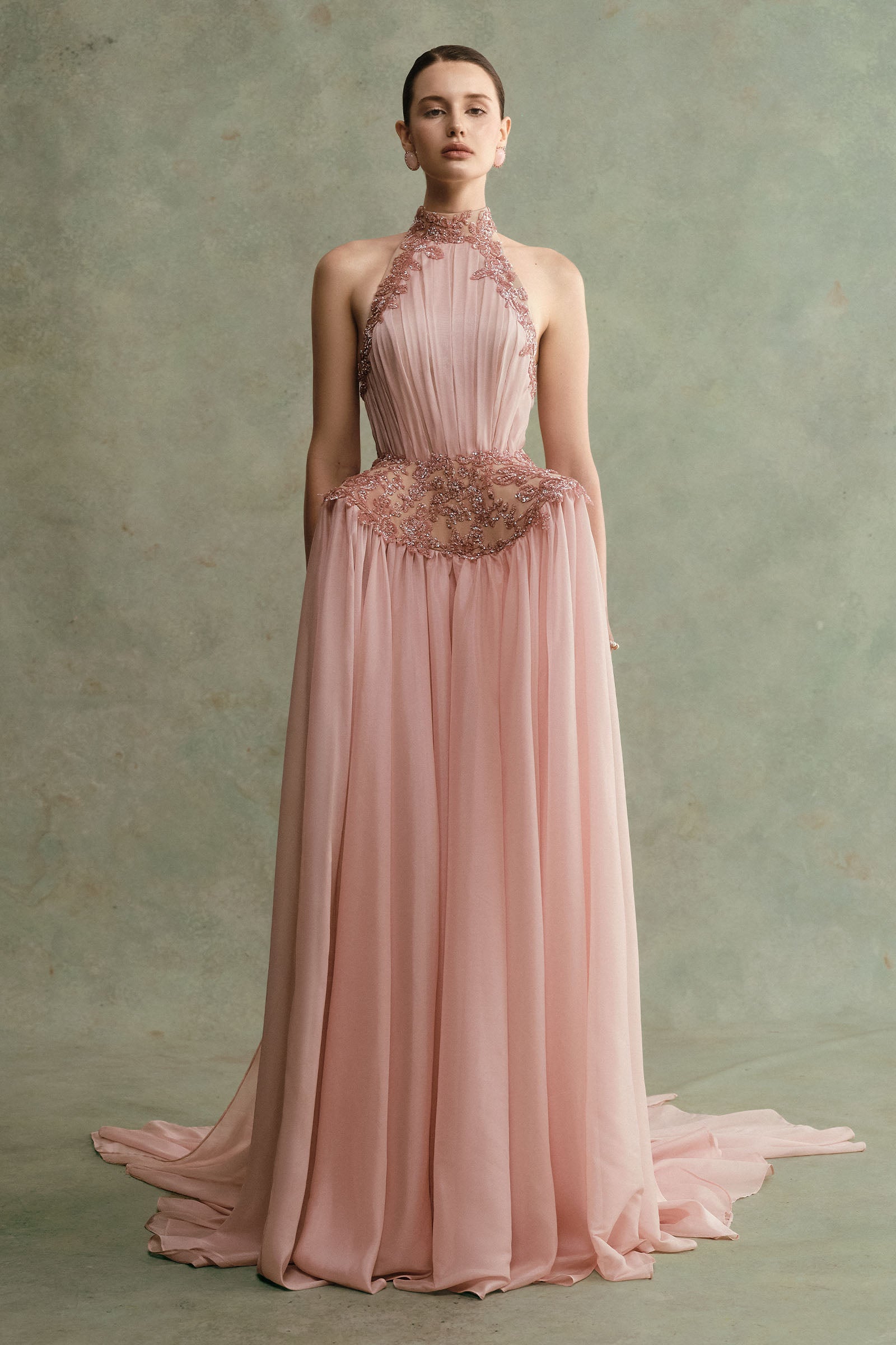 Velina Halter Maxi Dress - MEAN BLVD