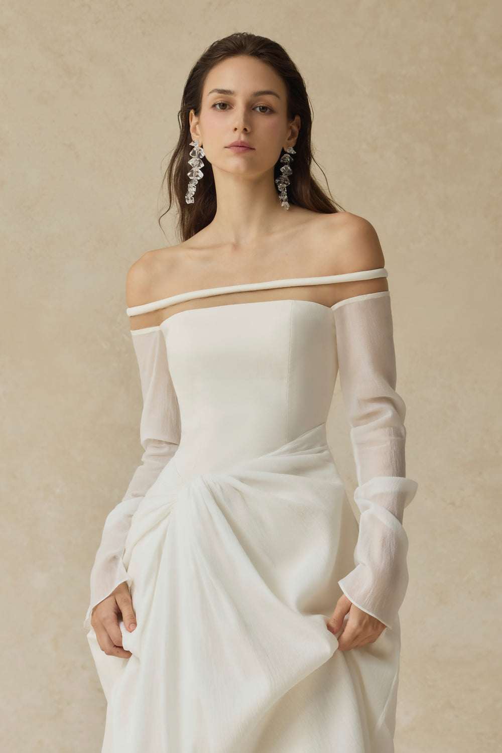 voile midi dress Voile Midi Dress - Jacobean Floral
