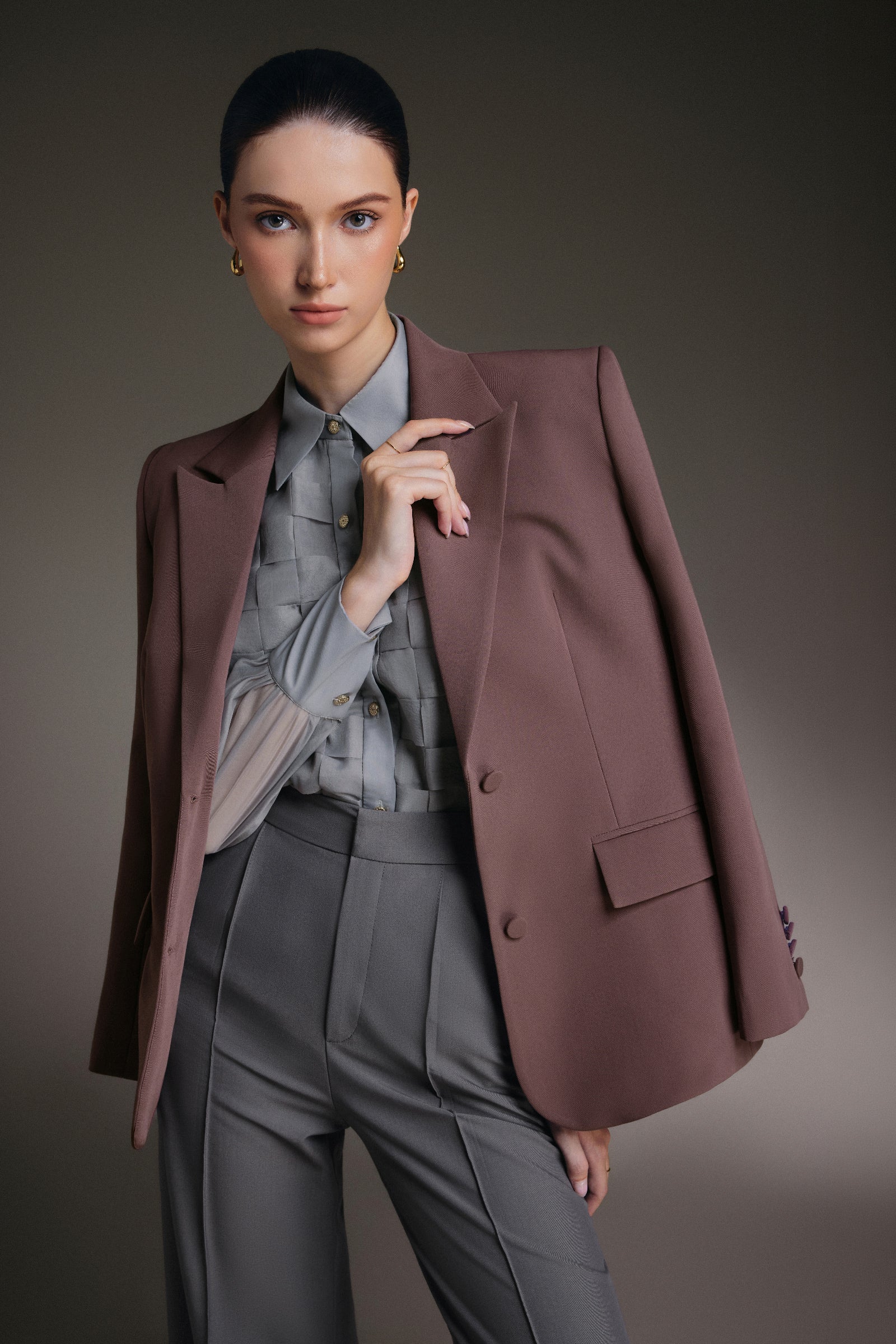 Velora Notched Lapel Blazer - MEAN BLVD