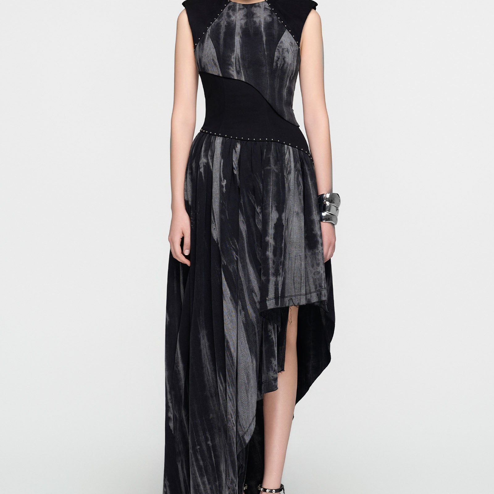 Velum Asymmetric Maxi Dress - MEAN BLVD
