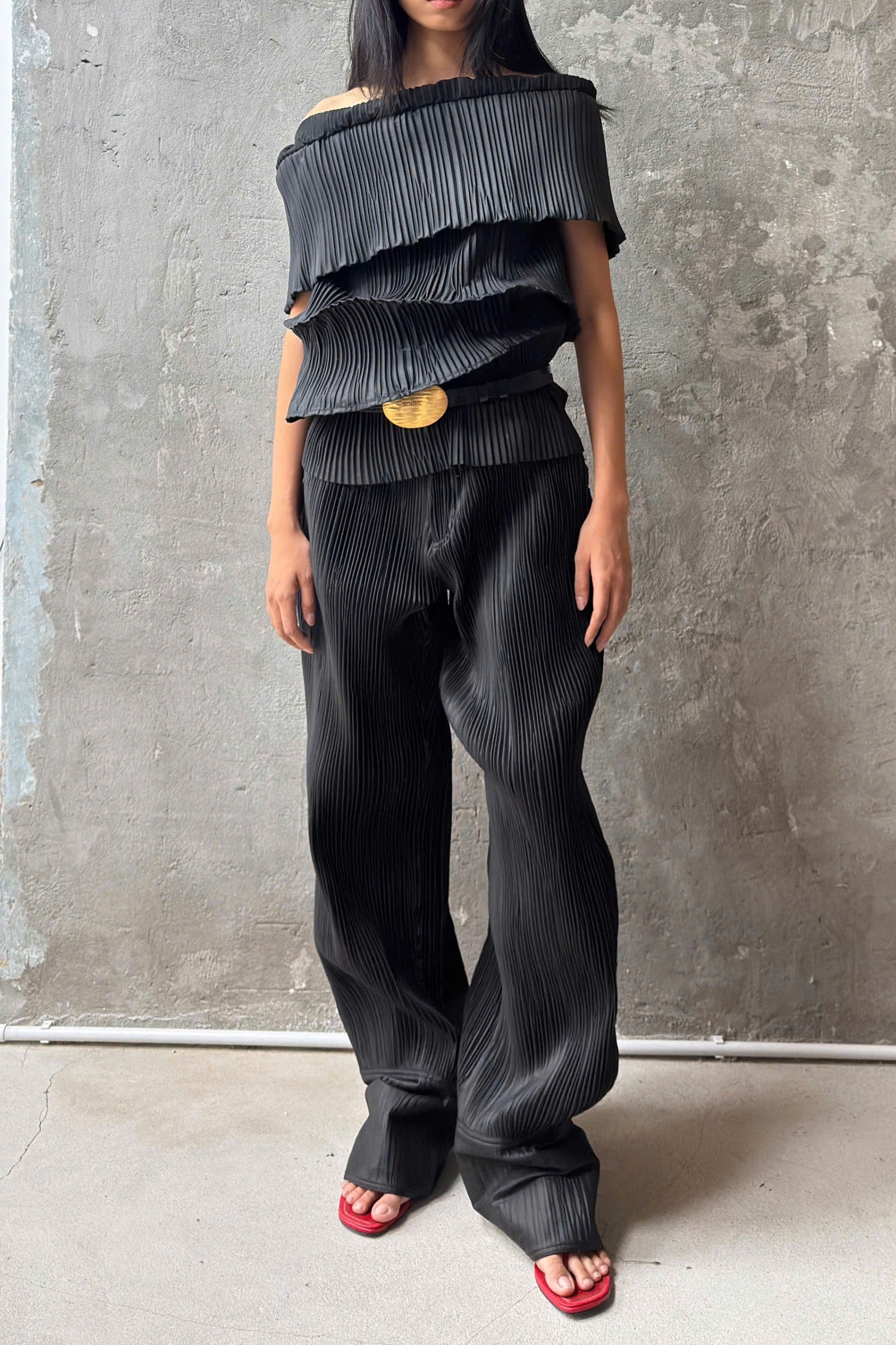 Velune Pleated Pants - MEAN BLVD