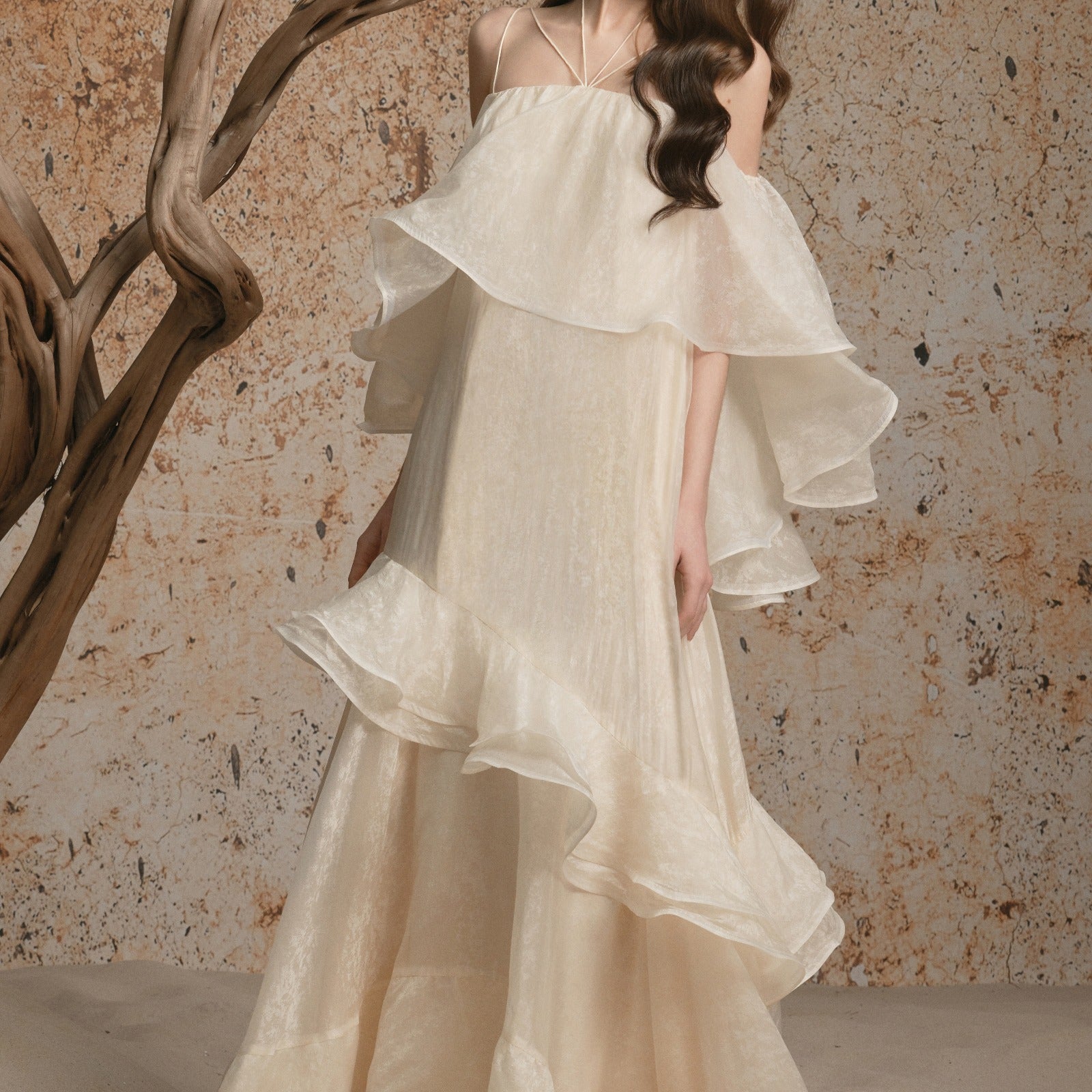 Verona Ruffle Maxi Dress - MEAN BLVD