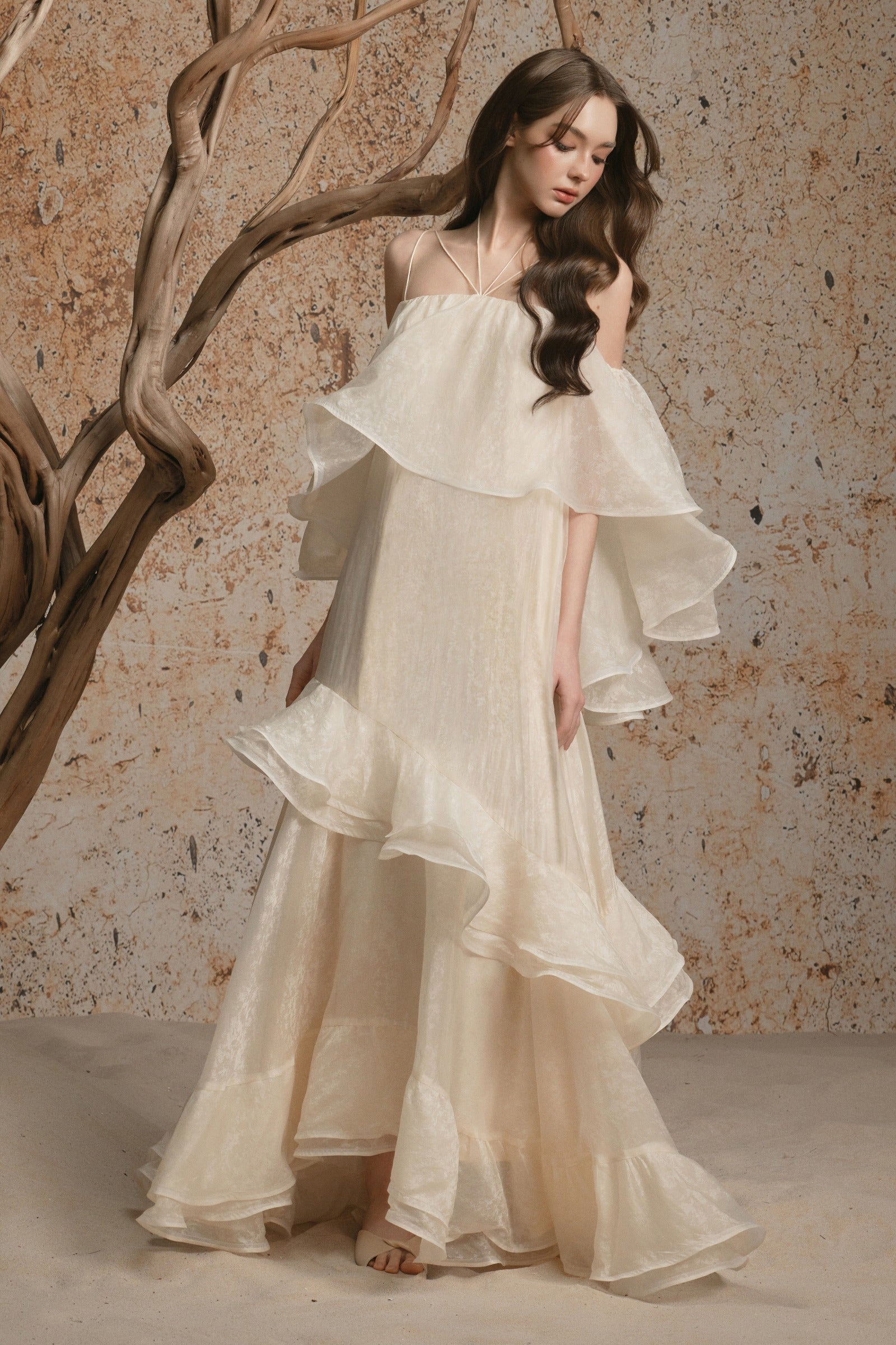 Verona Ruffle Maxi Dress - MEAN BLVD