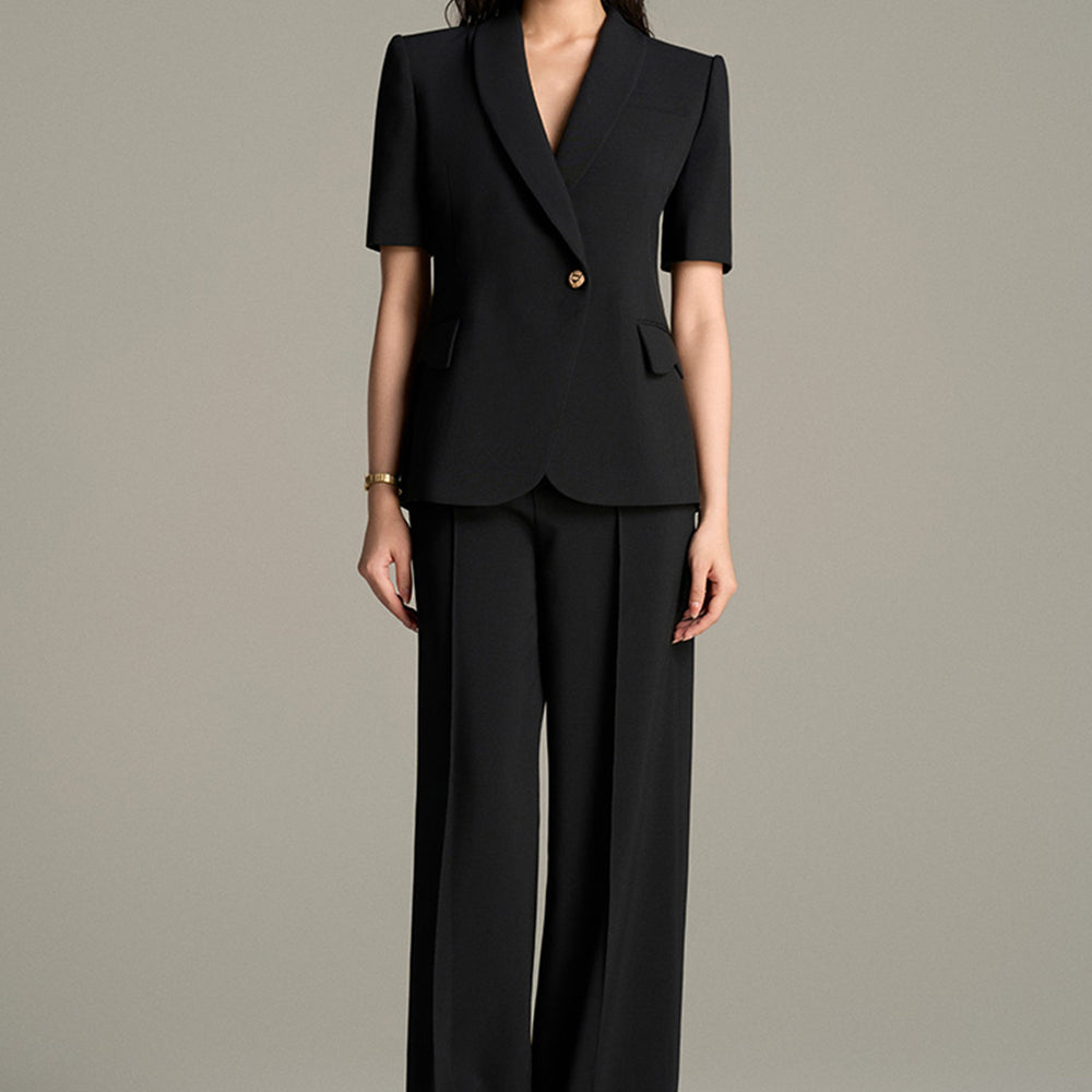 Vespera Wrap Blazer - MEAN BLVD