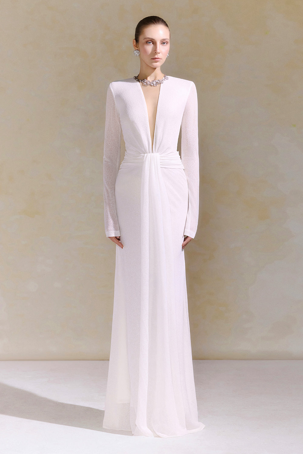 Vesta V-Neck Maxi Dress - MEAN BLVD