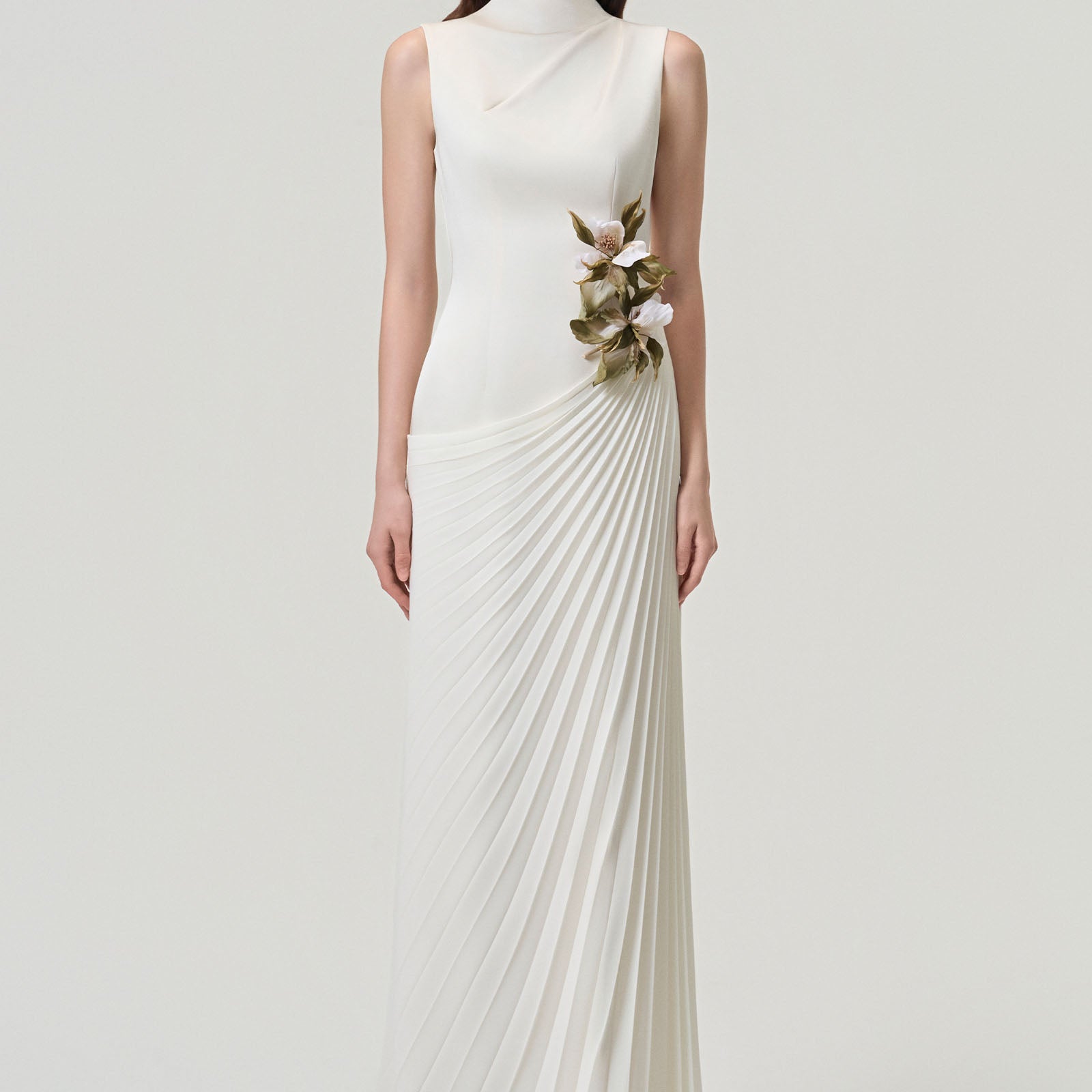 Viane Pleated Maxi Dress - MEAN BLVD