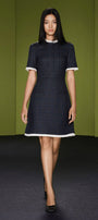 Vianne Round Neck Mini Dress - MEAN BLVD
