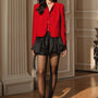 Victoria V-Neck Tweed Jacket - MEAN BLVD