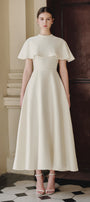 Viella Cape Sleeve Midi Dress - MEAN BLVD