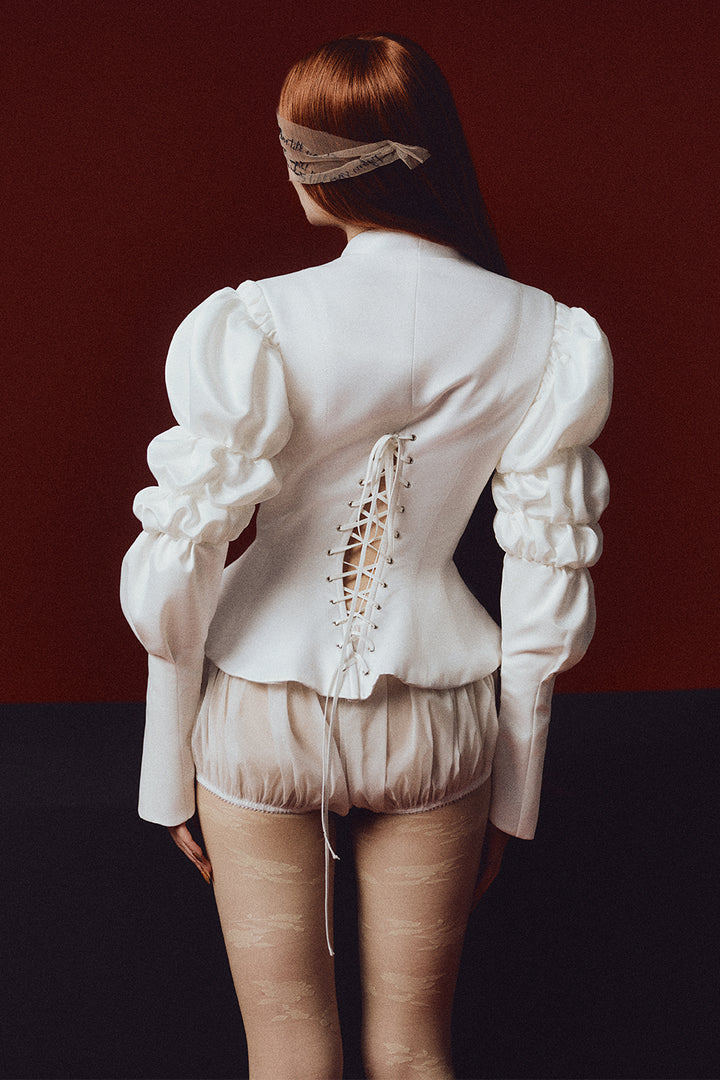 Viola Peplum Gathering Set - MEAN BLVD