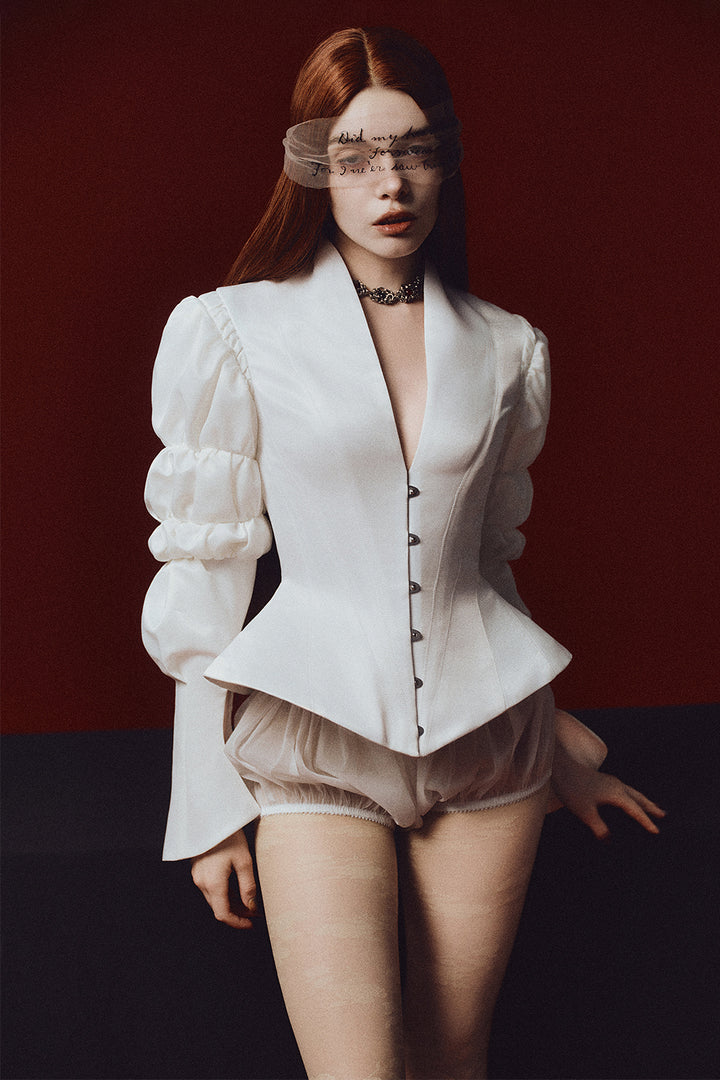 Viola Peplum Gathering Set - MEAN BLVD