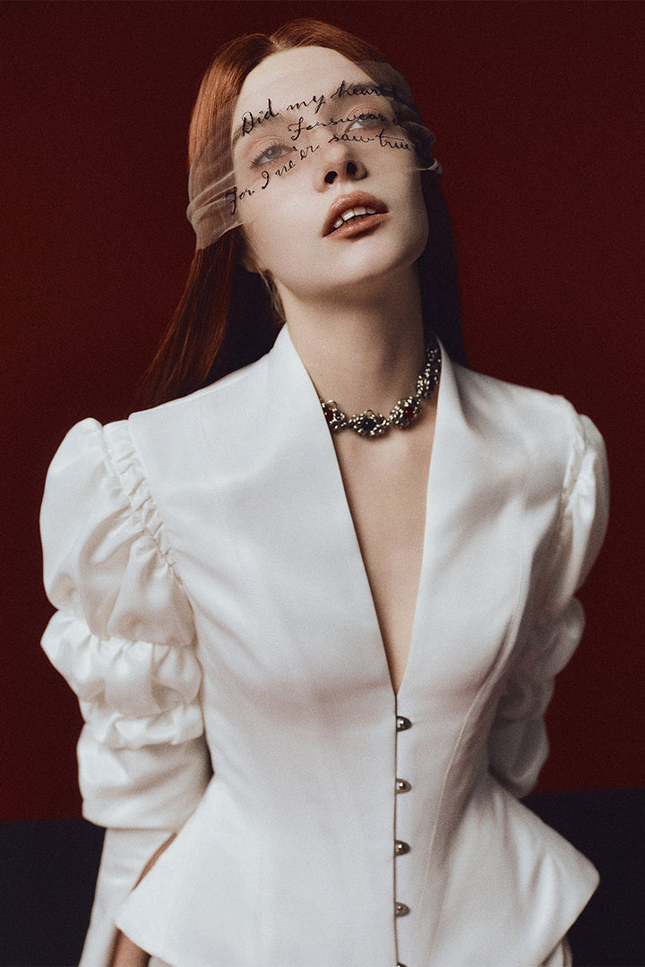 Viola Peplum Gathering Set - MEAN BLVD