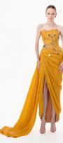 Vire Draped Maxi Dress - MEAN BLVD