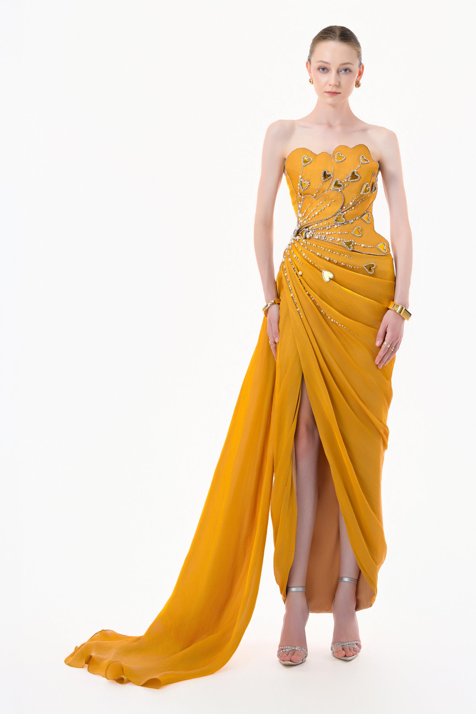 Vire Draped Maxi Dress - MEAN BLVD