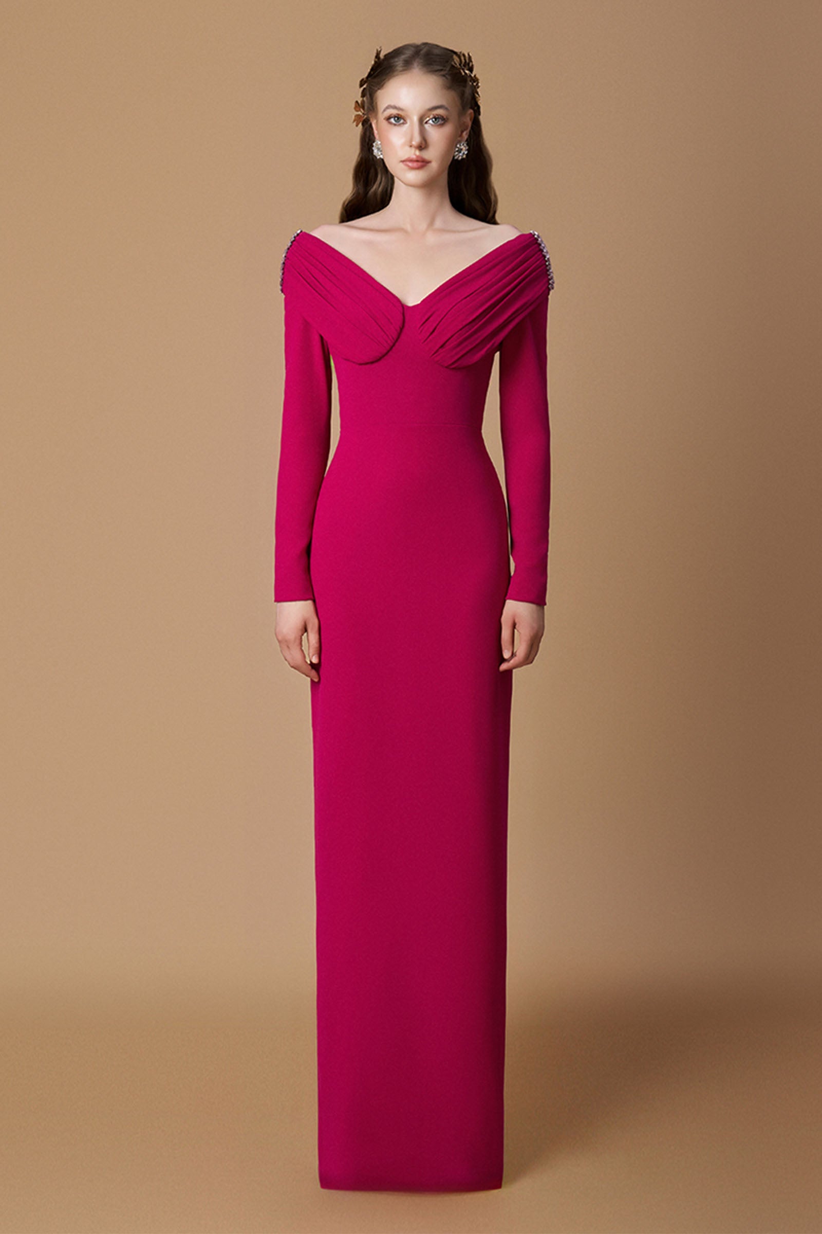 Virel Off-Shoulder Maxi Dress - MEAN BLVD