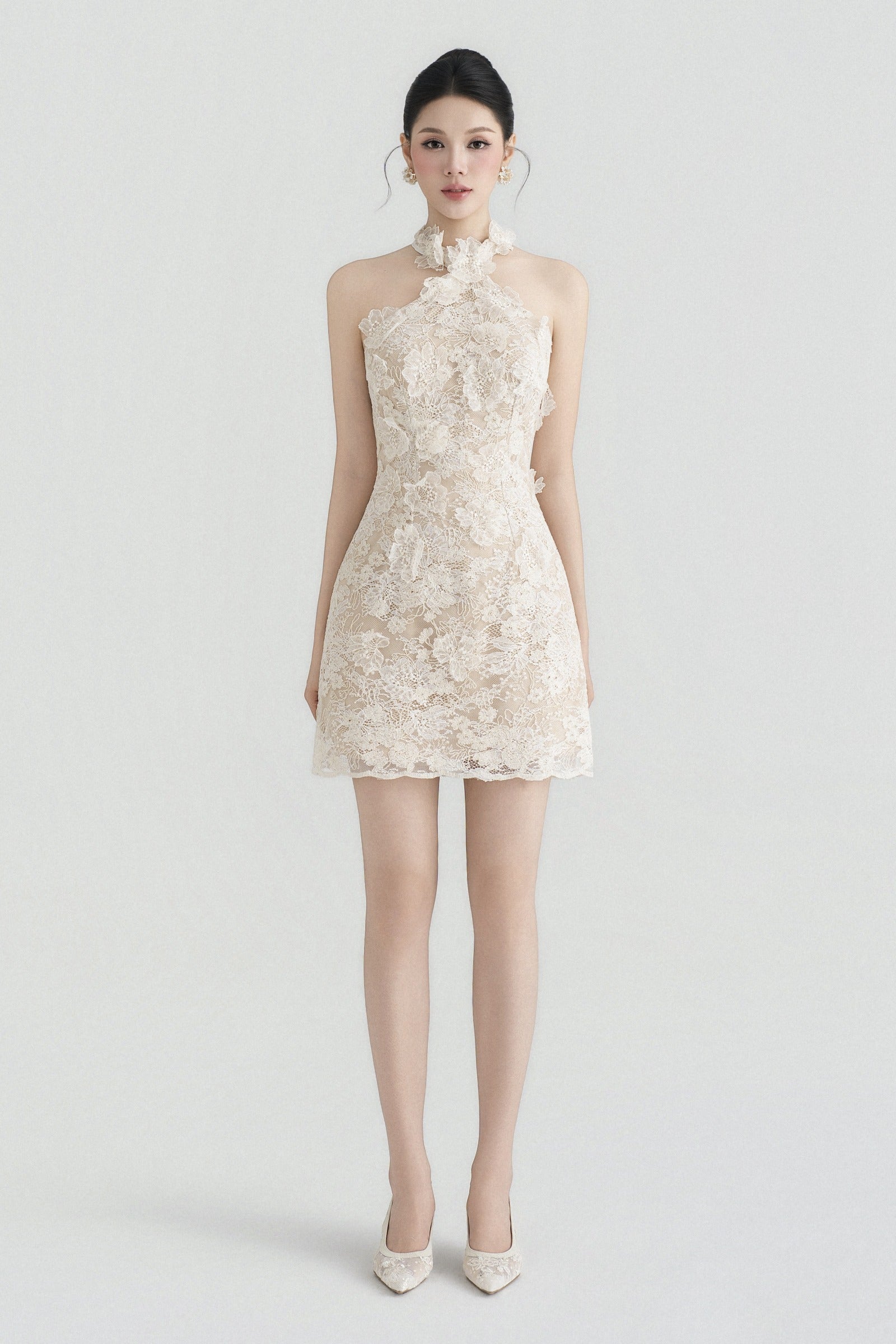 Virelle Applique Mini Dress - MEAN BLVD