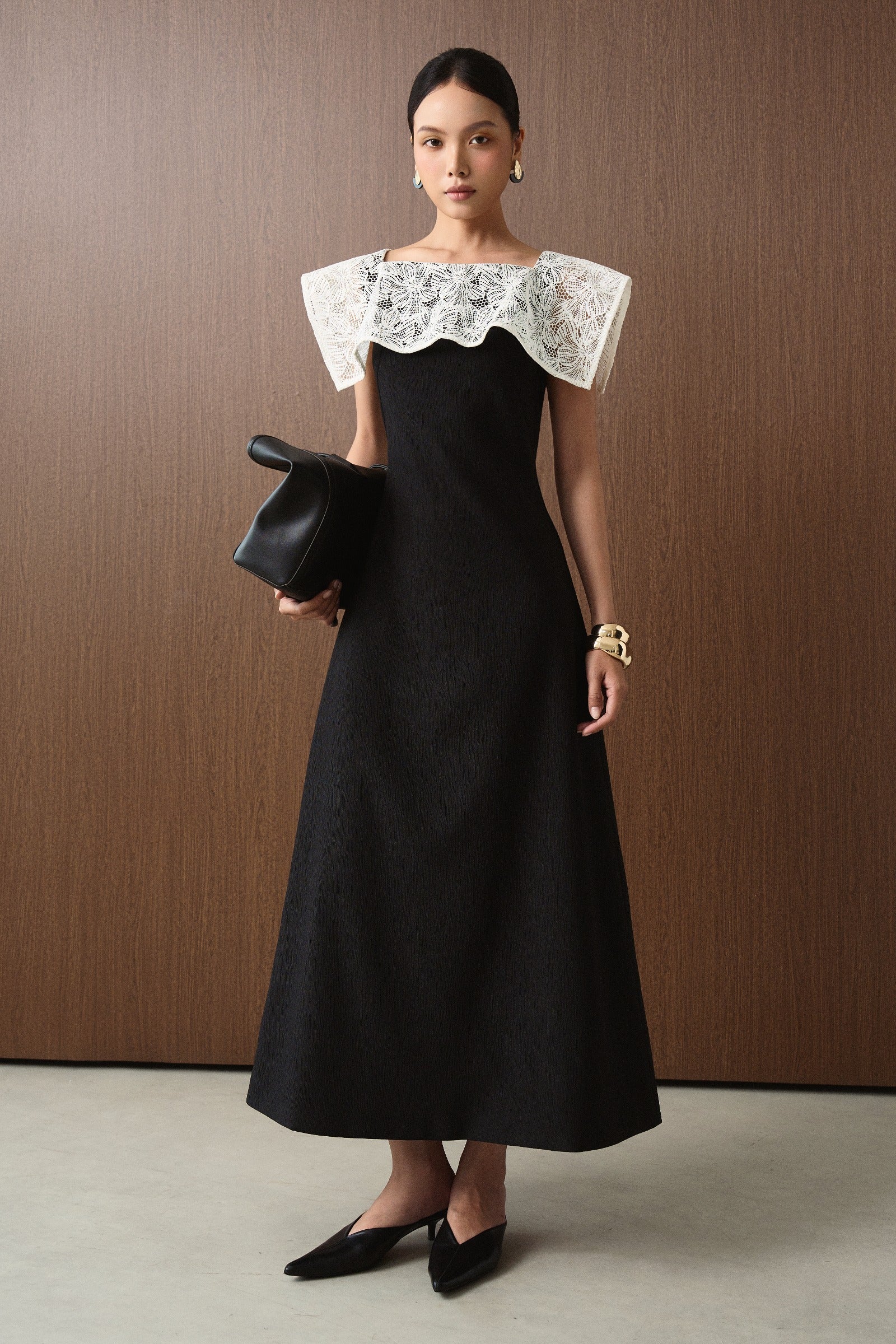 Virette A-line Midi Dress - MEAN BLVD