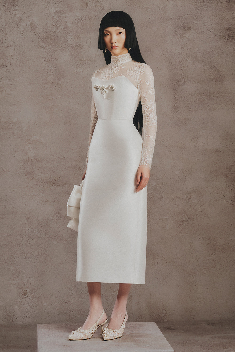 high neck midi dress formal Vivienne WID UPDATES 12/24