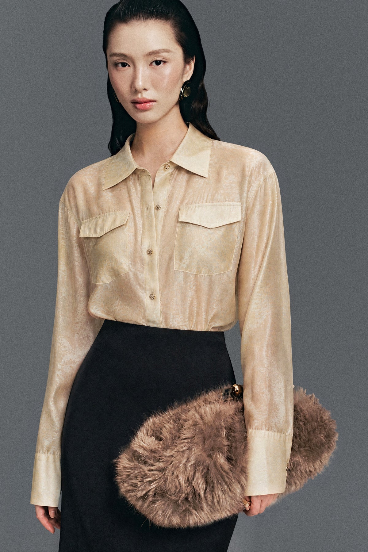 Rosamund Cuff Sleeve Shirt