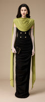 Volley Draped Maxi Dress - MEAN BLVD