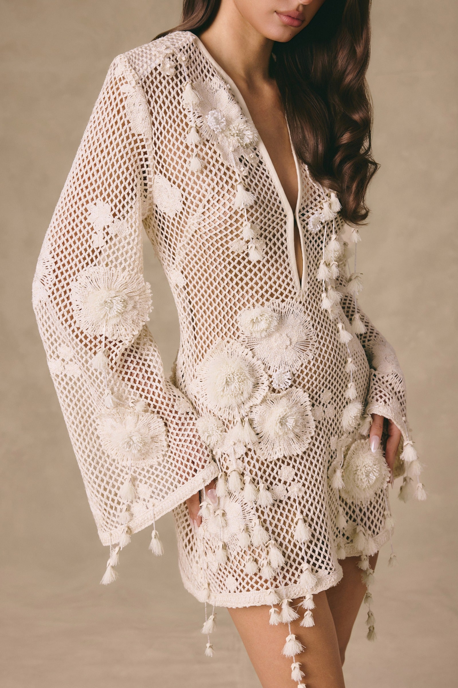 Cordelia Applique Mini Dress