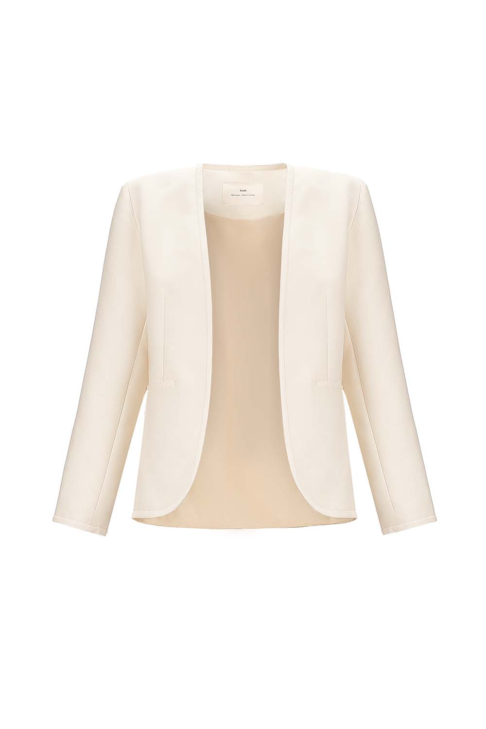 Bang Straight Long Sleeved Taffeta Blazer