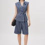Cuon Straight Crossover Polyester Jacket
