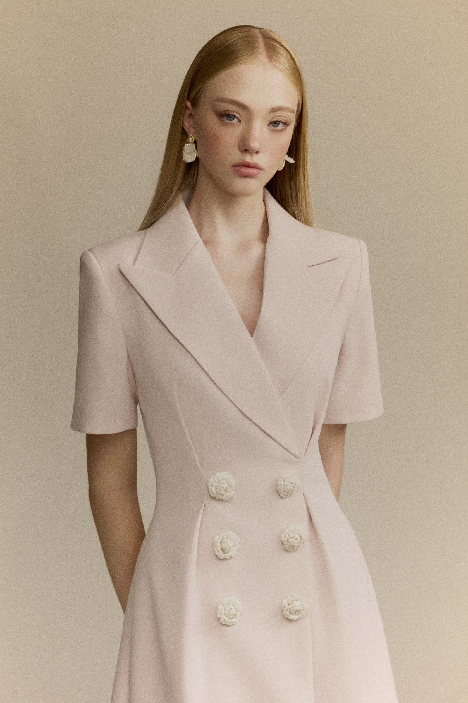 Dynasty Button Midi Dress
