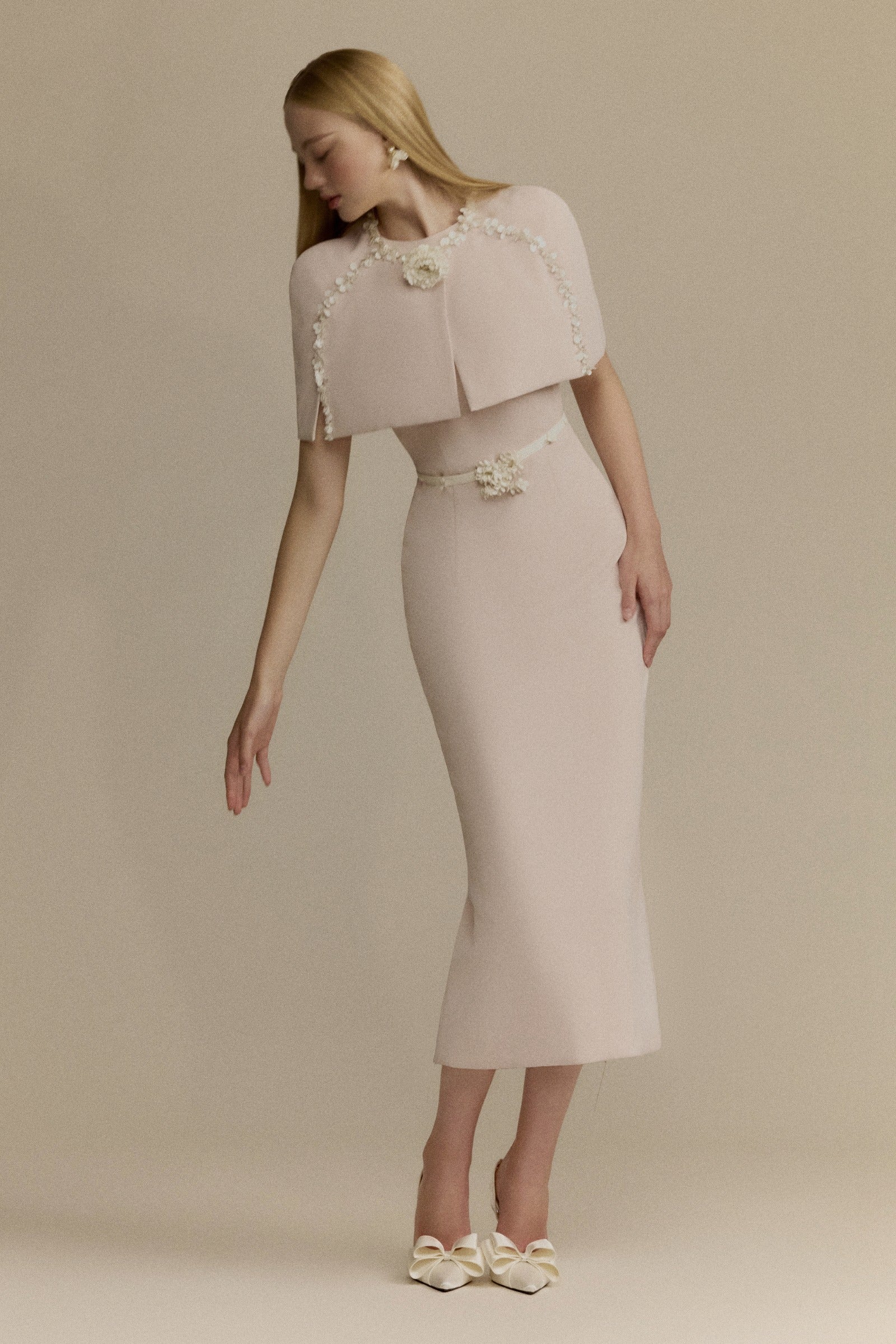 Mara Applique Midi Dress