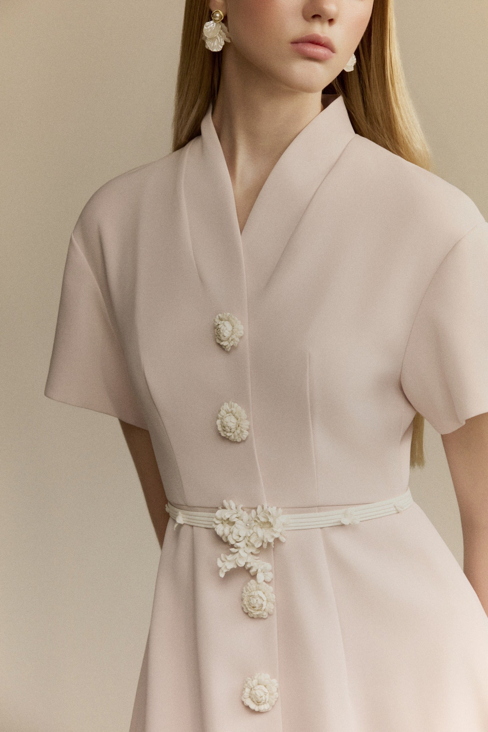 Rosalie Button Midi Dress