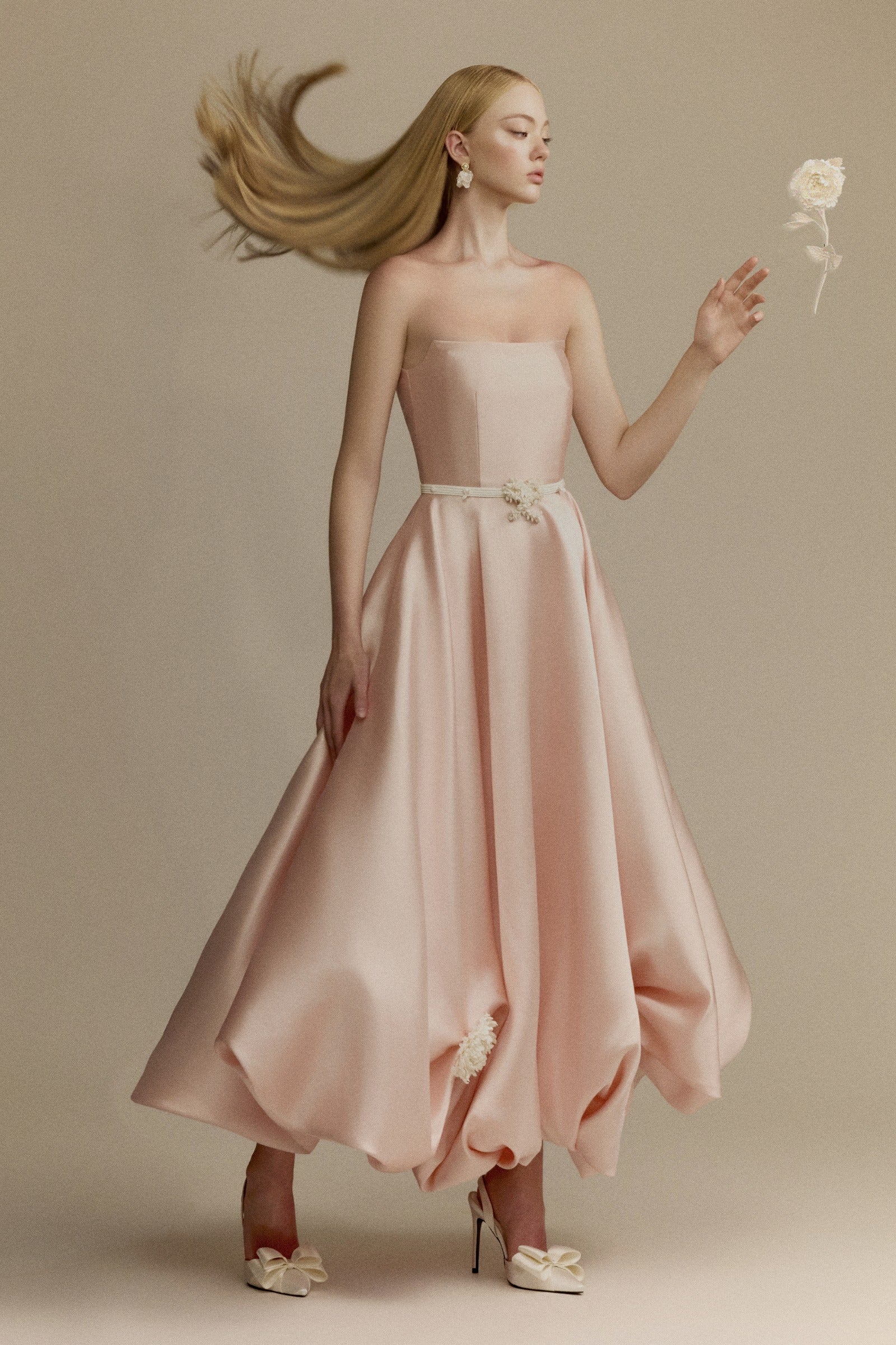 Gardenia Draped Maxi Dress