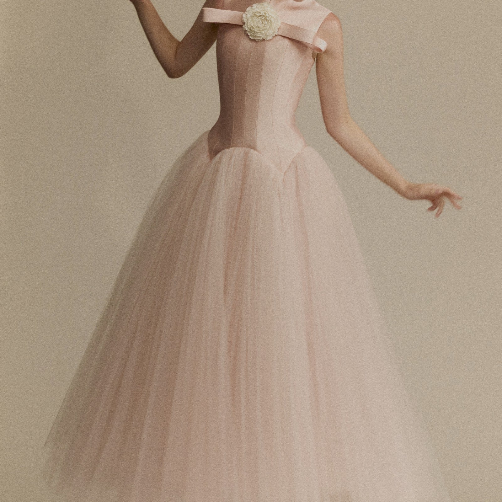 Magnolia Ribbon Maxi Dress
