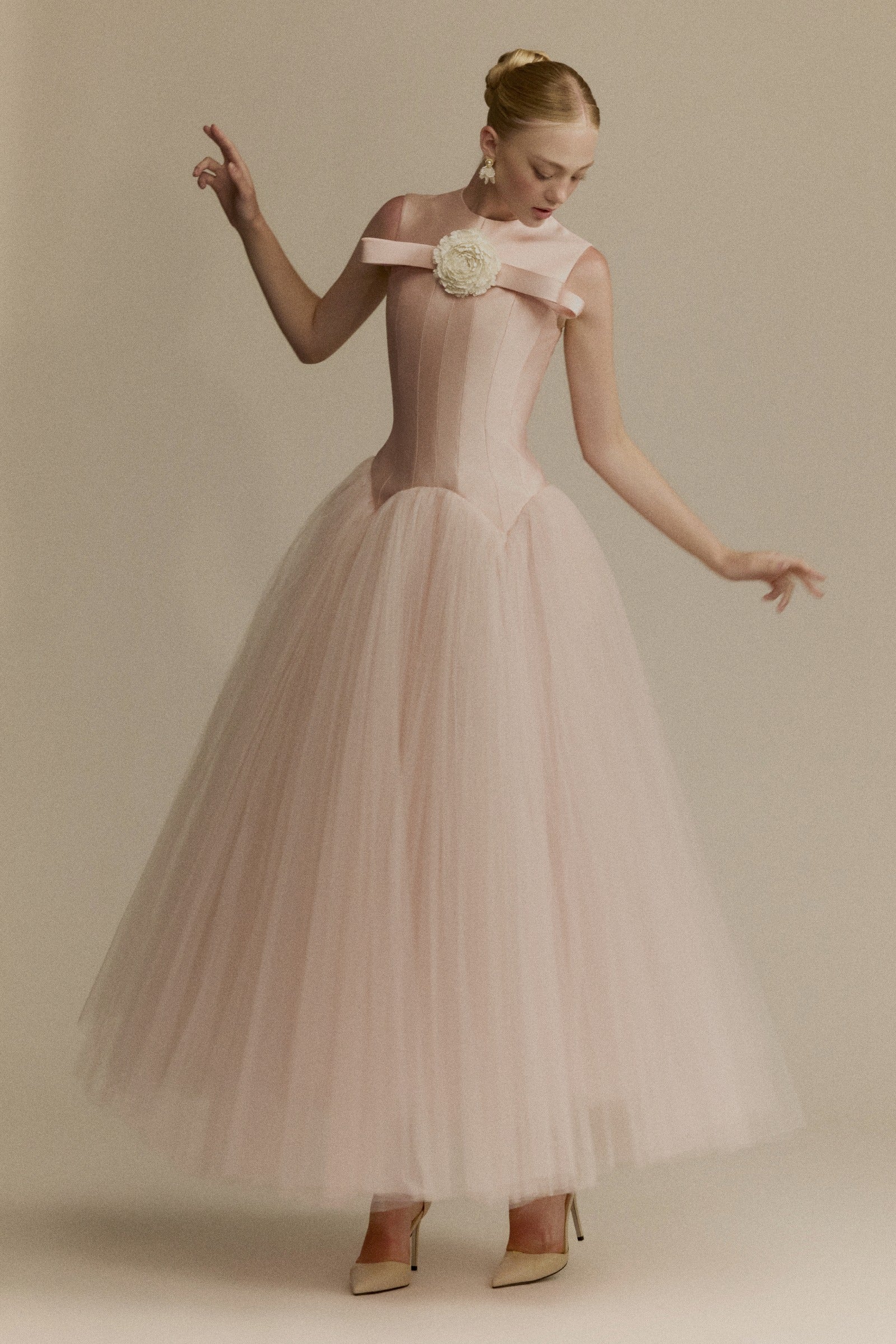 Magnolia Ribbon Maxi Dress