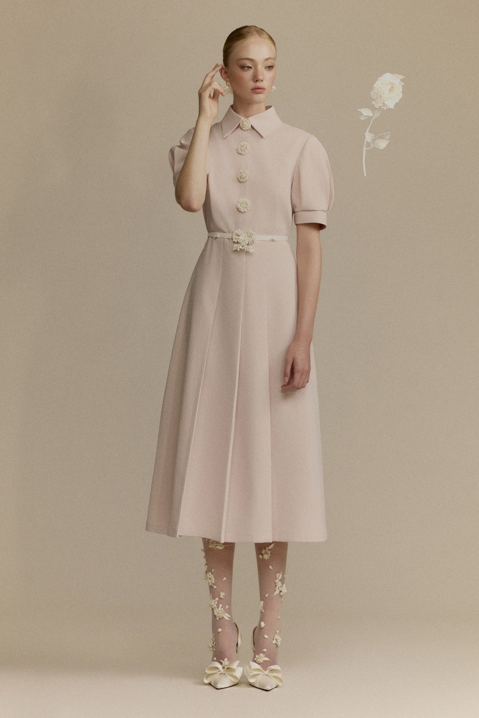 Quincy Collared Midi Dress