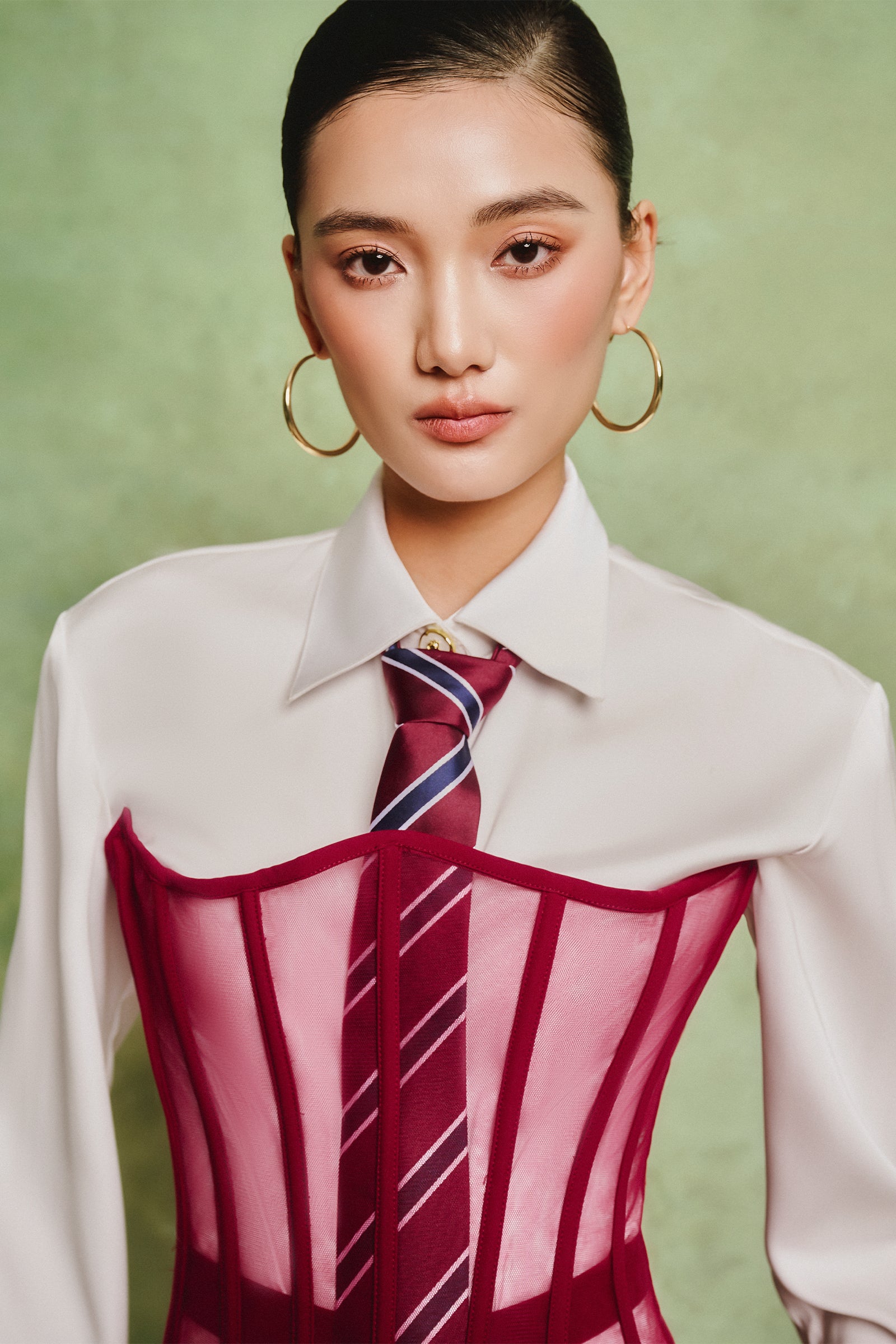 Oryndale Collared Pleated Set