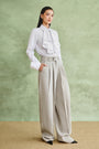 Amburg Straight Pleated Pants