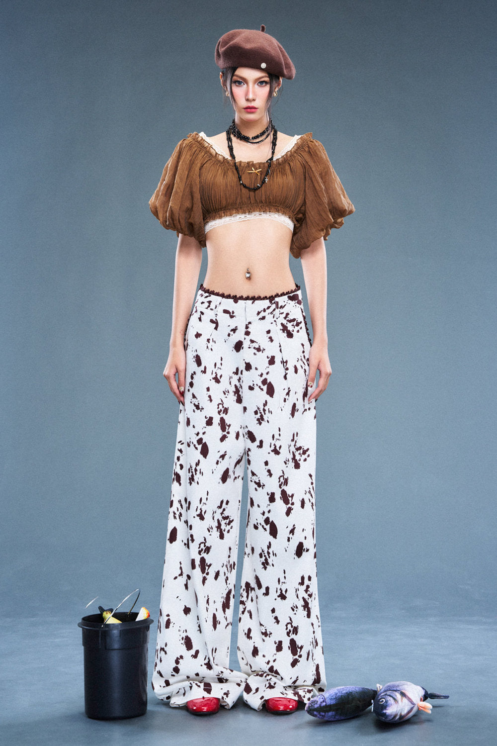 Wetsy Boat Neck Gathering Top - MEAN BLVD