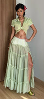 Wetsy Shirring Skirt - MEAN BLVD