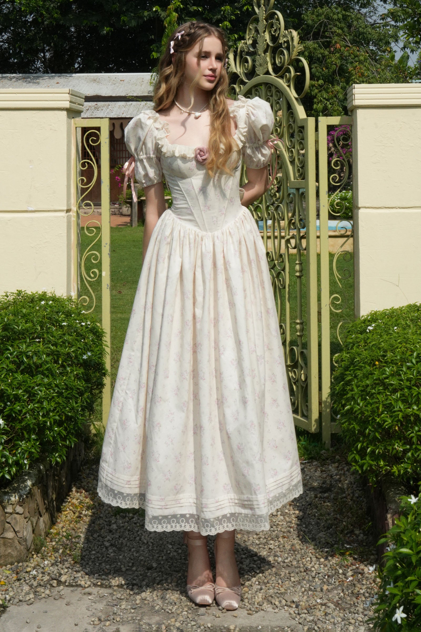 Whisper Ribbon Maxi Dress - MEAN BLVD